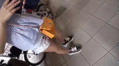 ミニマム美巨乳中出しマンコ映像流出！！小さいのにオッパイ出て感度も良好！！がしがし中出し連続射精保証のバリシコオナニー映像！！のサムネイル画像