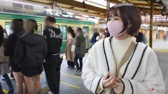 【個人撮影】素朴で守ってあげたくなる女の子。そんな自慢の彼女まちちゃんと鎌倉デート！ずっと笑顔で楽しそうに彼氏の隣を歩いて、羨ましいほどのラブラブカップル！ホテルに入ると二人はすぐに…。浴衣の帯で拘束して電マ責めするといつもと違う快感に絶叫してイキまくる！ウブに見えても中身は超スケベでした！【カップルY●uTuberのデートVLOG→恋人SEXハメ撮り】#005の7番目のサンプル画像