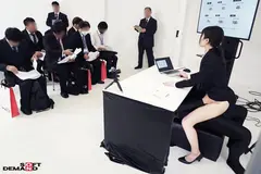 人事部中途2年目石川陽波に悶絶ガマン業務を強行！絶対に失敗できない会社説明会の日に密着しながらお股に玩具で徹底イカセ！の9番目のサンプル画像