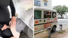 人気 AV 女優が挑戦！イカサレ屋台の中で 潮吹きながらホットドッグ売ってください！ 逢月ひまり 小坂ひまりの7番目のサンプル画像