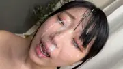ザーメンをぶっかけられた顔射直後のスケベ顔で敏感チ〇ポをひょっとこバキュームするおしゃぶり大好き素人娘たちのご奉仕フェラチオの15番目のサンプル画像
