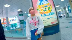 【Fカップ巨乳】褐色ギャルがパパ活SEXで激イキ！！キツキツパイパンおま●こに大量中出し！！のサムネイル画像