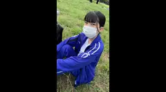 【処女喪失】小柄テニス部員がいつも使っているジャージを着用し2度のゴム無し生ハメSEX。のサムネイル画像