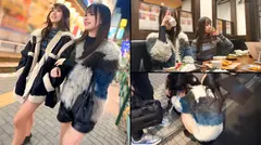 【乱交】褐色のスレンダー美女×色白潮吹きビシャビシャ女【ゆい＆りん】のサムネイル画像