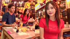 【最強スレンダーボディ】ウブで清楚な理想のカノジョが…実は隠れビッチという驚愕のギャップ！お人形みたいに可愛い顔して実は超敏感ボディ！モデル級の細さと美しさを兼ね備えた美体が快感に震える！カメラに向かって謝りながらも気持ち良すぎて自ら腰振りのけ反り激イキ！背徳&興奮必至のNTRセックス！！【彼女がえちえちで止まらない】【らん】のサムネイル画像