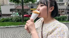 素人JD【限定】はるちゃん21歳 歩いているだけでバインバインに揺れまくりな超ド迫力ボディJD！！重量感たっぷりな爆乳&爆尻を堪能しながら中出しSEX！！のサムネイル画像