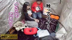 【ロケットおっぱいF号】男友達はいっぱいいるけど、女友達が一切いないという悩みは奔放すぎる交友関係が原因⇒服の下から猛烈に主張してくるFカップおっぱいに男子は我慢できるわけなく不純異性交遊待った無し⇒刺激的なSEXに飢える女子大生をテントという密室で自慢のお乳をこねくり回し、信じられない量の潮を噴かす！の巻：パコパコ女子大学 女子大生とトラックテントでバイト即ハメ旅 Report.091の6番目のサンプル画像