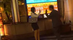 マジ軟派、初撮。 1469 バストサイズ100cmのメガ巨乳風俗嬢をゲット！お仕事の空き時間にホテルに誘い込み諭吉で交渉してセックスに持ち込むwwデカチンもすっぽり隠れる超乳パイズリでご奉仕→巨根ハードピストンでガクガク痙攣アクメな破廉恥お姉さん♪♪のサムネイル画像