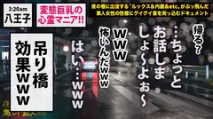 顔・胸・尻・脚フルコンプ美女！！でチョイ隠キャのオカルトマニア…！！都内の超有名な心霊物件をパシャパシャ×2でっかいカメラで撮り歩く、ある意味ド変態な彼女を連れてガチンコ心霊スポット巡り！！『八●子城跡』の雨でぬかるむ夜中の山道を、懸命に「デカ乳」揺らして「ぷりケツ」揺らして突き進む彼女の勇士は必見です！！…で、『(旧)小●先トンネル』では何かの気配に怯えだし、頻りに後ろを振り向く彼女…。の、ブルブル揺れるデカ乳がやっぱり必見…！！そしてその後の、『吊り橋効果』で心を許した彼女の乱れる姿は…ホントに嘘偽りないエロさでした…！！※稲●淳二さんに是非見て頂きたいです。：夜の巷を徘徊する「激レア素人」！！ 28の27番目のサンプル画像