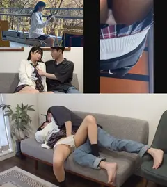 【入り浸り娘】無防備なダウナー系美少女をエッチで理解(わか)らせ！『だからダメだって…！』ダメダメ言いつつも感じまくってる後輩ちゃんのパイパンおマ●コに無許可中出し！かりんのサムネイル画像