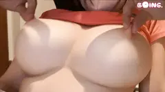 【Kカップは貴方のためのミラクルエナジー】Kカップ、( 三 )、ノーブラ散歩、東●タワー、縄跳び、乳首つねり、パイズリ、コスプレSEX。の20番目のサンプル画像