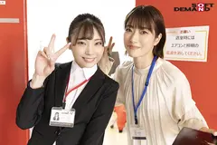 【特典映像付き】今年4月に入社したばかりのメディア事業部 松川令奈(21)はホテル業界から心機一転 第二新卒でAVの世界に入社した異色の新卒。小動物系のカワイイお顔と女子アナぽい愛嬌に押されて2022年新卒を代表して遂にAV出演！のサムネイル画像