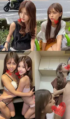 【卑猥パンツ盗撮】【生ハメ援助】【W無毛ワレメ】Mちゃん&Mちゃんのサムネイル画像