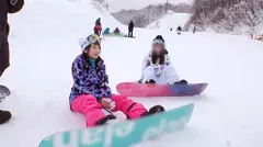 ゲレンデ最強！美白美肌で可愛い顔立ちの大学生にゲレンデマジックならぬ気持ちよさ3割増のセックスマジックで浴衣も心も乱れるwwwのサムネイル画像