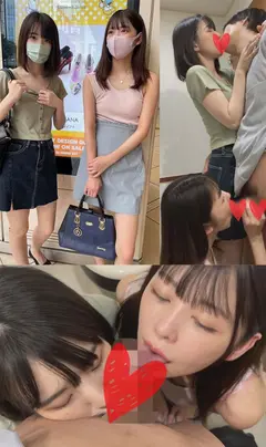 【スカート内盗撮】【公衆トイレ】【生ハメ3P】Hちゃん&Rちゃんのサムネイル画像