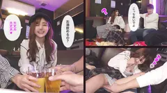 【ナンパした女子とカラオケ飲みからの生ハメ！友達を起こさないように…】高嶺の花に見えた女の子はちょっと触るとビショビショ！すぐそこに友達が寝ているのにパコパコ腰を振って…のサムネイル画像