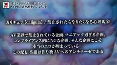 カリギゅラfile.04_顔を隠す女＠超有名弁護士のアシスタント_顔を明かすことは禁止されている【カリギュラ：禁止されるほど試したくなる心理現象】『今のAVは偽りだらけ』▼B100のIカップ！W67H88の"究極の恵体"▼あの弁護士には見せない"顔"▼顔を隠せば"本性"を晒す…極ドM"高嶺の花"▼涙で濡れるマスク▼晒される美顔…計4発射…"衝撃のラスト12分"のサムネイル画像