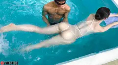 超！透け透けスケベ学園 CLASS 15 美しい裸身が透き通る、透けフェチ特濃SEX！ 美ノ嶋めぐりの4番目のサンプル画像