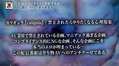 カリギゅラ file.02_顔を隠す女＠現役グラビアアイドル_顔を明かすことは禁止されている【カリギュラ：禁止されるほど試したくなる心理現象】『今のAVは偽りだらけ』▼B92(Hカップ)W62H90の"ムッチムチのグラドル"として活動中▼写真集10冊・某青年誌のグラビアも飾る女▼枕営業は5回以上…体で仕事を取る女▼顔を隠せば"本性"を晒す…マ○コ触れば"即漏らす極・敏感オンナ"▼女の正体とは…"衝撃のラスト7分"のサムネイル画像