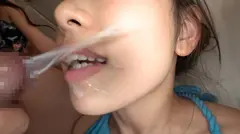 ナイトプールでパリピってる最先端"エロ可愛い"素人女子3人組をナンパし、ホテルへ連れ出し、大乱交6Pハメ倒し！の10番目のサンプル画像