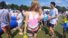 ファ●ファ●スプラッシュナンパ！ セックス大好きなちょいギャルお姉さんをGET！セフレ立候補からのお試しセックス開始！凄テクフェラで男優にご奉仕→デカチン挿入されて絶叫！素人娘のイキまくりセックスは必見！！のサムネイル画像