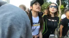 U●TRA J●PANナンパ！ セクシーお姉さんとJDの仲良しイトコを捕獲成功！ホテルで飲もうよと誘いこんだら…その気になっちゃったの巻【4P乱交】のサムネイル画像