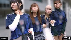 ゴールイン！美少女サポーター達とスタジアム外で秘密のオフサイド！【みゆ/ゆみ/れい/りん】Ver.み...のサムネイル画像