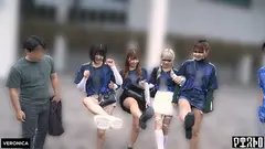 ゴールイン!美少女サポーター達とスタジアム外で秘密のオフサイド!【みゆ/ゆみ/れい/りん】Ver.み...のサムネイル画像