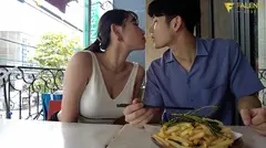 「お外で勃起して恥ずかしくないの？」彼女持ちのM男クンを寸止め焦らしデートの限界ギリギリで即ホテルに...のサムネイル画像