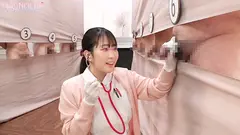 『心優しいナースがズラりと並んだチ○ポから手コキで担当患者のチ○ポ当てに挑戦！！』爆乳新人ナースが立ち並ぶ数多のチ○ポを触診検査…からの突然のデカチンぶっこみで困惑絶頂！デカパイを荒ぶらせながらガチイキ中出し昇天☆の6番目のサンプル画像