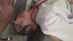 「イラマ汁はなぜ湧き出るのか？」SOD女子社員5名 イラマチオ刺激によるヌルネバどろり絶頂のど潮研究 SOD性科学ラボREPORT 20 宇田川透花 清水莉羽 久保田湊琴 梶尾羽歌 吉井彩葉の14番目のサンプル画像