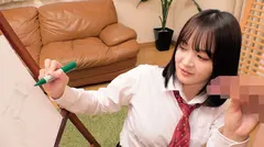 激シコ制服美少女が挑戦！？おち○ぽデッサン！あなたのオマ○コに挿れて欲しいデカチンを描いてくださいw 3の15番目のサンプル画像