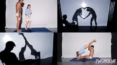 『ラブラブ大学生カップル限定！ドキドキ寝取られシルエットクイズ♪』愛嬌たっぷり巨乳スレンダーJDが挑戦☆NTR好きな彼ピの差し金により布越しでデカチン男と生ハメ放題…卑猥な影絵を作りながらたーっぷり射精5発射【街角素人モニタリング♯なつ♯20歳♯大学生】のサムネイル画像