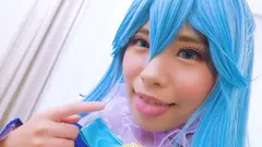 『この素晴らしい淫夢で性交を！』夢の中なら何でもできる。せっかくなので普段ツンツンつよ気のア○アをイラマチオで喉奥ガン突きして溢れるよだれダラダラにしたりアナルしっぽプラグ入れたりして楽しんでみたよ♪ 鈴音杏夏の4番目のサンプル画像