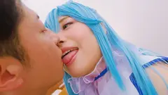 『この素晴らしい淫夢で性交を！』夢の中なら何でもできる。せっかくなので普段ツンツンつよ気のア○アをイラマチオで喉奥ガン突きして溢れるよだれダラダラにしたりアナルしっぽプラグ入れたりして楽しんでみたよ♪ 鈴音杏夏の7番目のサンプル画像