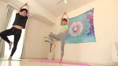 産後に広がった骨盤をヨガで改善☆NY仕込みの最新ヨガでアホみたいにヨガっちゃた子持ちの奥様に抜かずの連続中出しwwのサムネイル画像