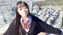 アイドル級のルックスにFカップ巨乳を持つ美少女！はだける浴衣から見える色白美巨乳がエロ過ぎる中出しハメ撮り2回戦！！のサムネイル画像