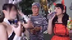 【ハロウィンナンパ×みかちゃん編】小悪魔デビルな黒髪娘とホテル飲み⇒ノリノリ状態で素直に快楽を求める清楚系ビッチなパリピ女子の痴態がエロ過ぎる…！のサムネイル画像