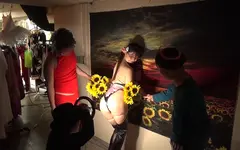 【羞恥】ババコス！【BBA】いい歳をした身長172Gボインの主婦に○ヴァ真○波マリイラスト○アスのコスプレさせて恥ずかしめてみた件【中田氏】葵百合香奥様 33歳 後編の5番目のサンプル画像