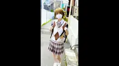 「あっ！そこダメ！！」弱点の乳首を触るとマ●コがきゅんきゅん締まってイキまくる超敏感裏垢女子(19)と制服コスでハメ撮りおせっせ！のサムネイル画像