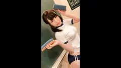 【中出し！個人撮影】かなで/22歳/OL/AVごっこ/ラブホ/教室/コスプレ/ブルマ/女教師/激カワ！！/スレンダー/くびれ/とんがりおっぱい/3発射/SEX/フェラ/口内発射x2のサムネイル画像