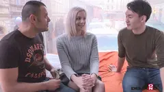 マジックミラー号inヨーロッパ 海外ロケでナンパした日本人好みの可愛くてエッチな欧州本物素人娘を6名厳選 日本人素人男性3名がサムライチ○ポで殴り込み！？ALL生ハメ6SEX240分SP vol．3の5番目のサンプル画像