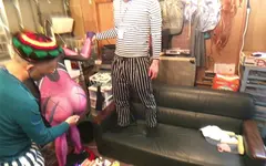 【羞恥】ババコス！【BBA】いい歳をした身長172Gボインの主婦に○ヴァ真○波マリイラスト○アスのコスプレさせて恥ずかしめてみた件【中田氏】葵百合香奥様 33歳 前編の5番目のサンプル画像