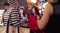 【ハロウィンナンパ×あやちゃん編】黒髪清楚なメイド娘を巨根チンポで鬼ハメ絶頂！子宮口までグリグリ当たる快楽に腰振りが止まらない淫乱SEX…！のサムネイル画像