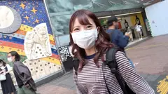 マジ軟派、初撮。 1719 神美尻JD渋谷に現る！バラエティ番組のインタビューのテイでナンパした女子大生！スレンダーな体にプリプリのお尻！遊び慣れたその体はとても敏感で…のサムネイル画像