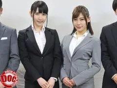 マジックミラーの向こうには上司たち！ライバル企業の美人女性社員2人が企業のプライドと賞金を懸けてローション相撲対決！勝てば賞金！負ければヌルヌルローション生中出しSEX！の6番目のサンプル画像