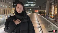 【彼氏に内緒で初撮り】色白美顔NO.1女子大生を寝取って顔射、最後は中出し しずか 21歳の10番目のサンプル画像