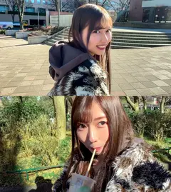 【トイレで即フェラ！可愛すぎる欲求不満彼女と久々の逢瀬で濃厚中出しSEX】デート中我慢できずに屋外ト...のサムネイル画像