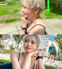 【まるで動物のように本能でチ●コを求めるボーイッシュギャルとの濃厚生交尾！】朝フェラからの精子ごっくんで好きピにご奉仕するけど自分は欲求不満な従順ドMギャル！敏感すぎる乳首を摘ままれのけ反り絶頂！電マとディルドでイキすぎて涙目でおチ●ポ懇願→「うぐぅぅぅぅッ！！！」一心不乱に腰を振る淫乱ギャルの顔面に大量の精子をぶっかける！【あまちゅあハメREC＃ウタ＃美容師】のサムネイル画像