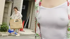 ノーブラ乳首ポッチで出歩く長身スレンダーJDに彼氏にバレないように連続中出ししたら痙攣イキしまくっちゃいました【モデル系/NTR】のサムネイル画像